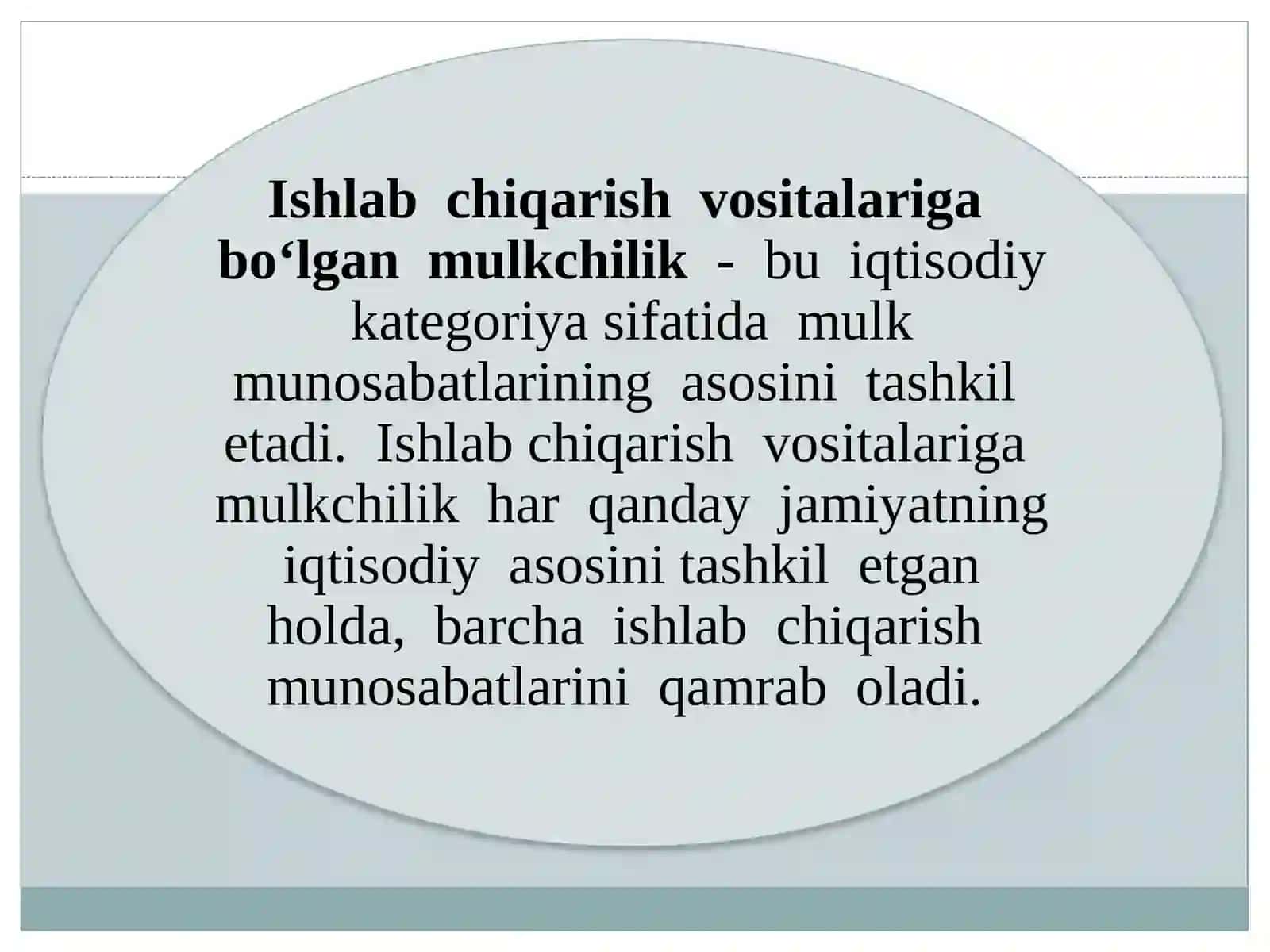 QISHLOQ XO‘JALIGIDA MULK VA TADBIRKORLIK SHAKLLARI, ULARNING BOZOR SHAROITIDA RIVOJLANISHI 4