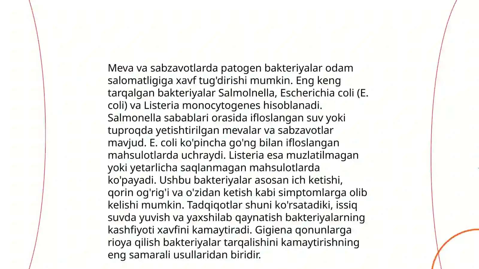 Meva va sabzavotlar mikrobiologiyasi 4