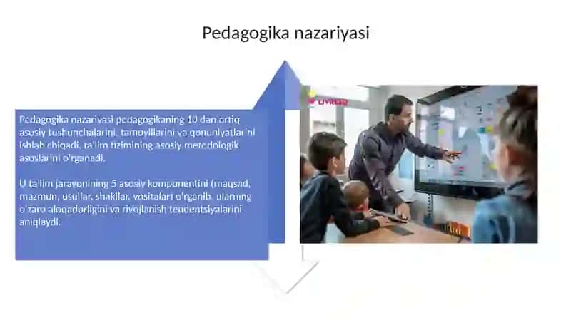 Umumiy Pedagogikaning asosiy tarmoqlari 4