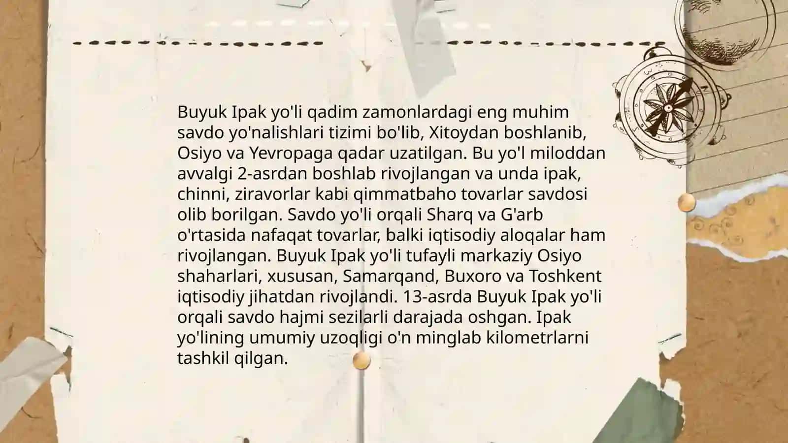 Buyuk ipak yo'li - muloqot va hamlorlik yo'li 4