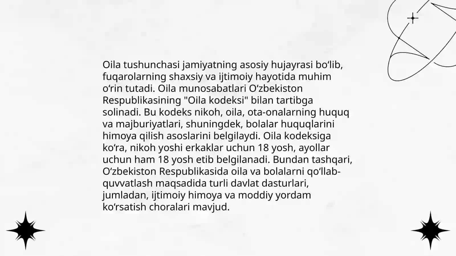 Islom huquqshunosligida oila nikoh taloq idda zihor tushunchalarini tariflash 4