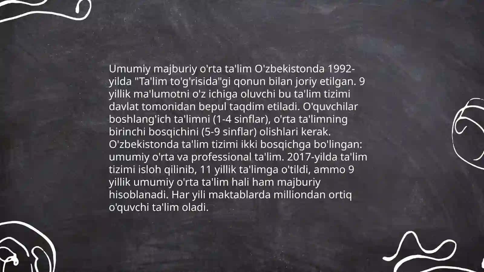O'zbekistonda mustaqillik yillarida ta'lim sohasida amalga oshirilgan islohotlar 4