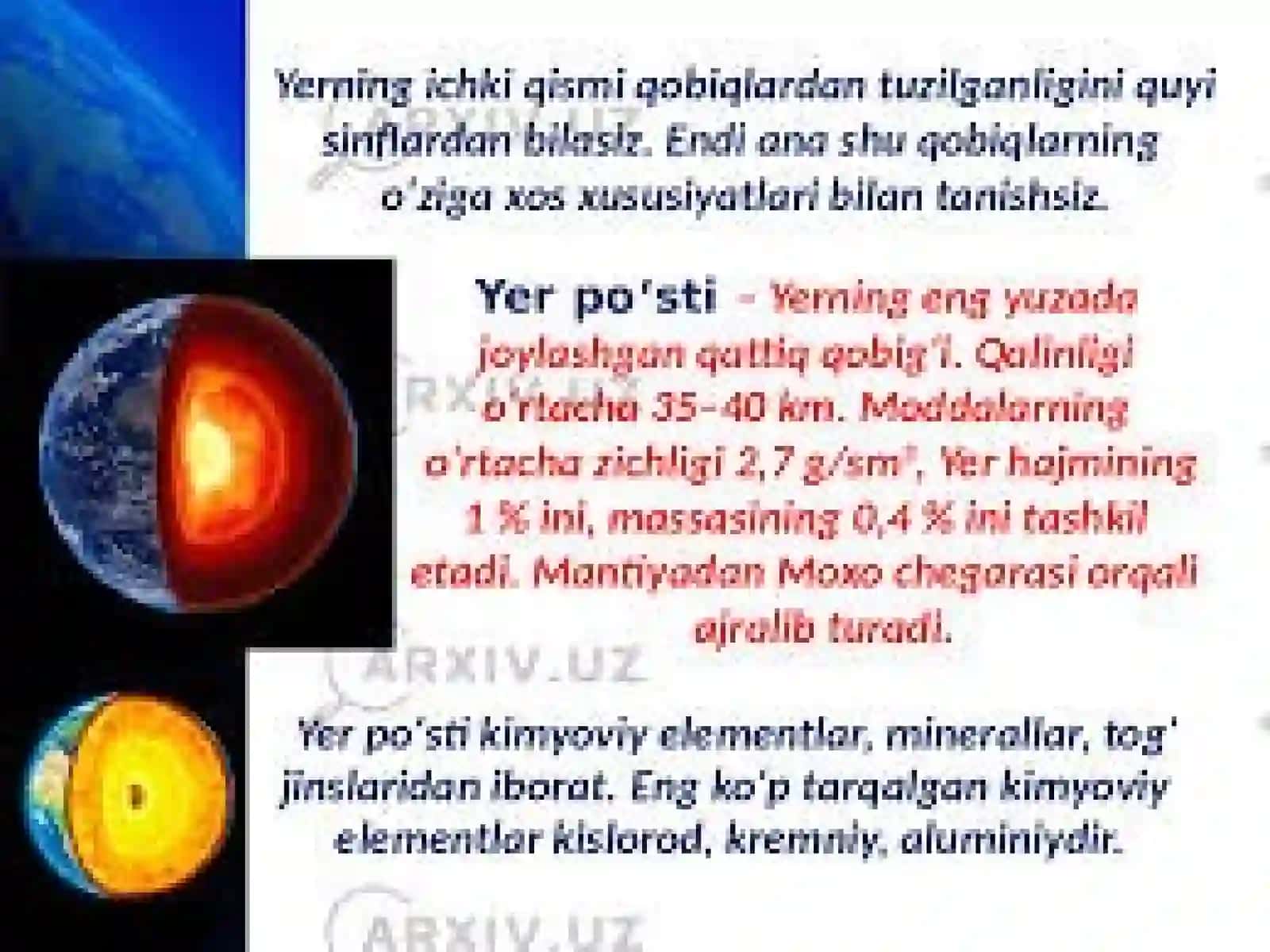 Geoxronologik jadval. Platformalar, geosinklinallar 4