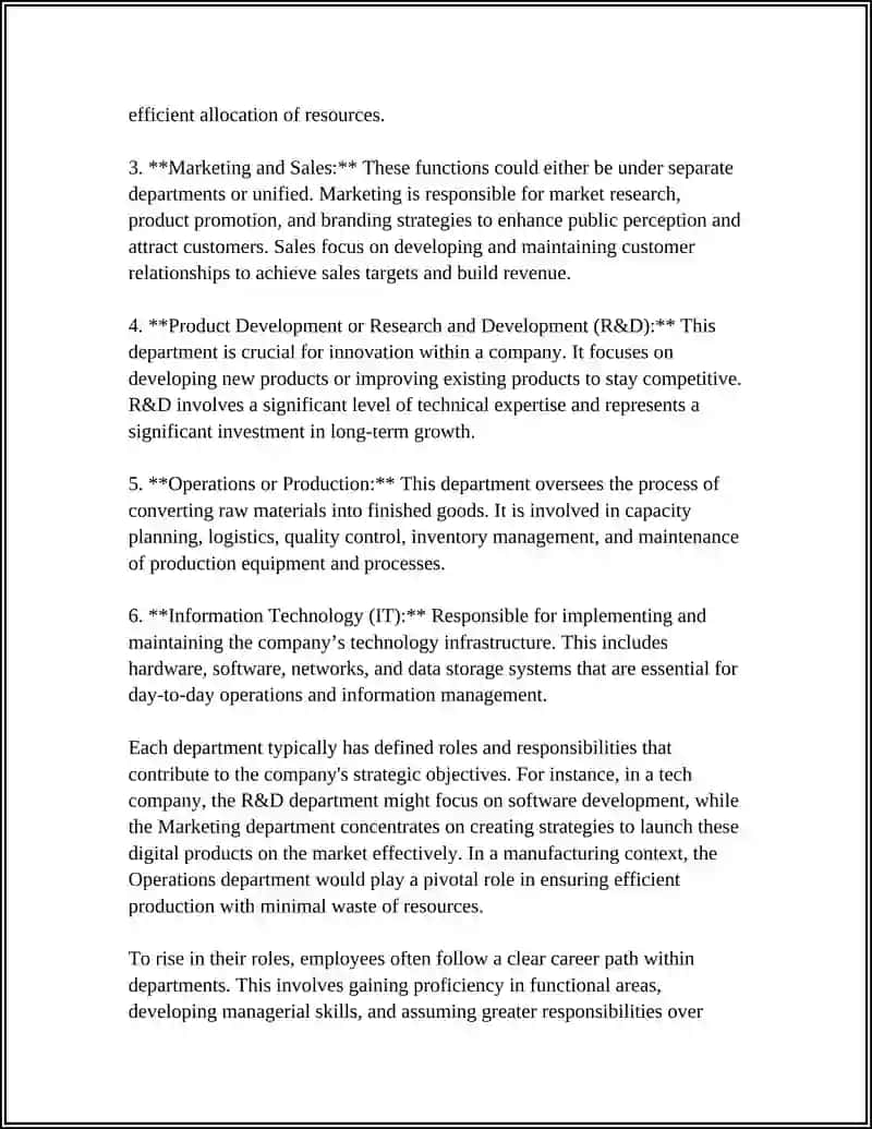 COMPANY: EMPLOYEES, DEPARTMENTS, PRODUCTS 4