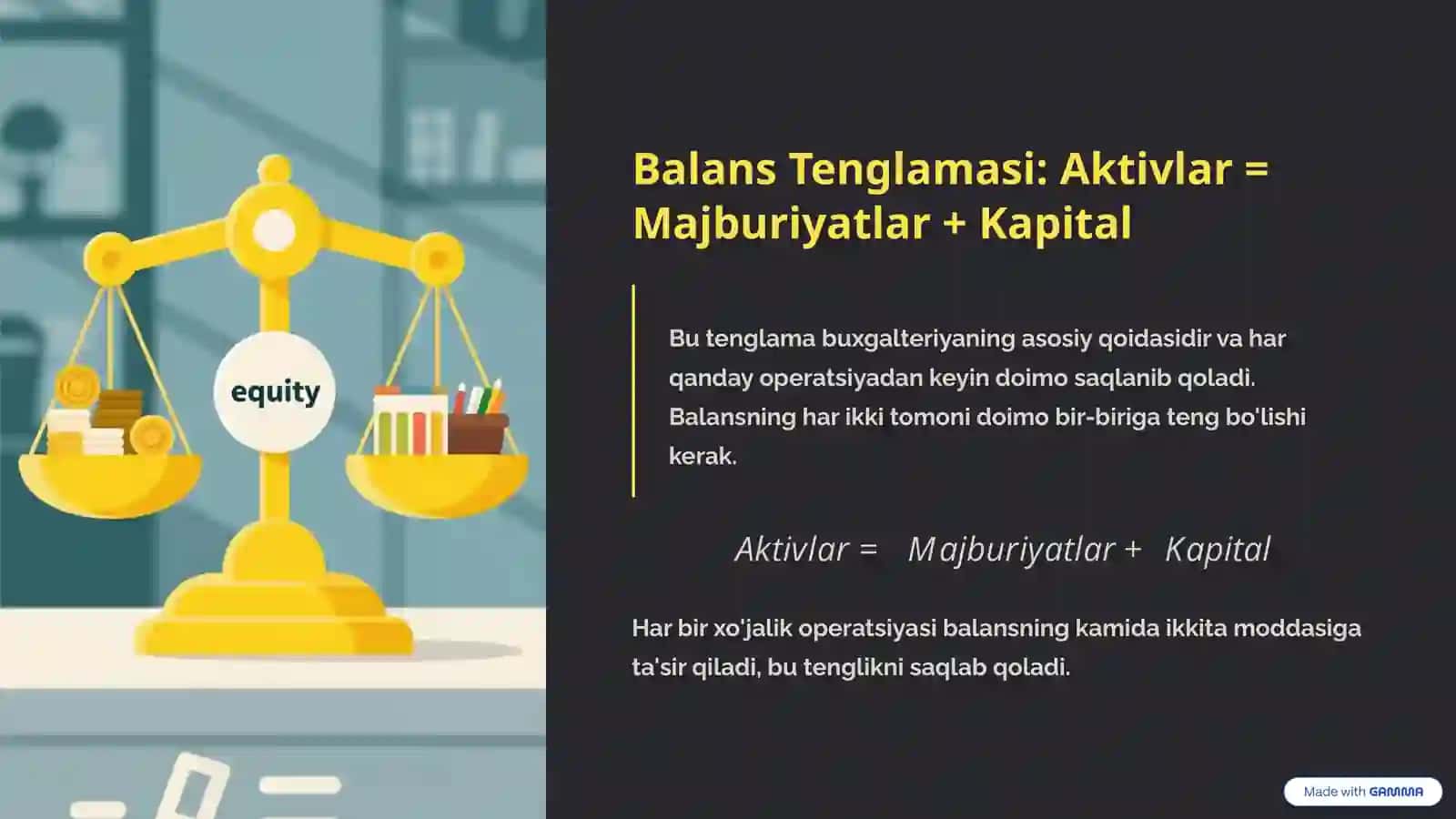 Balans Nima va Uning Tarkibiy Qismlari? 4