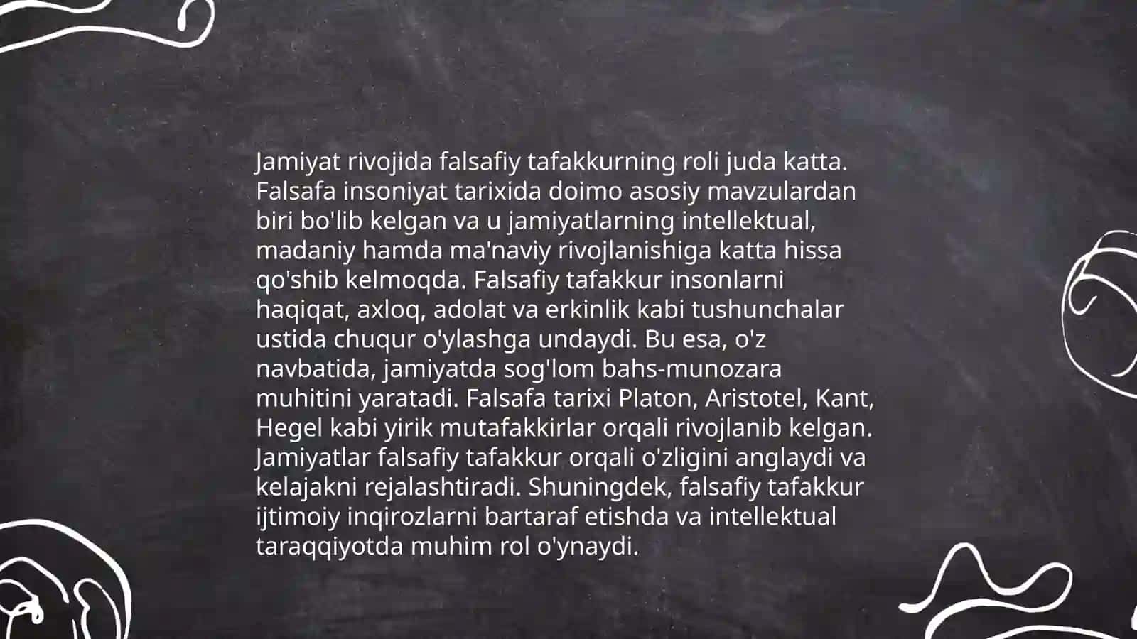 Filosófiyaning ma'nosi va jamiyat rivojdagi róli 4