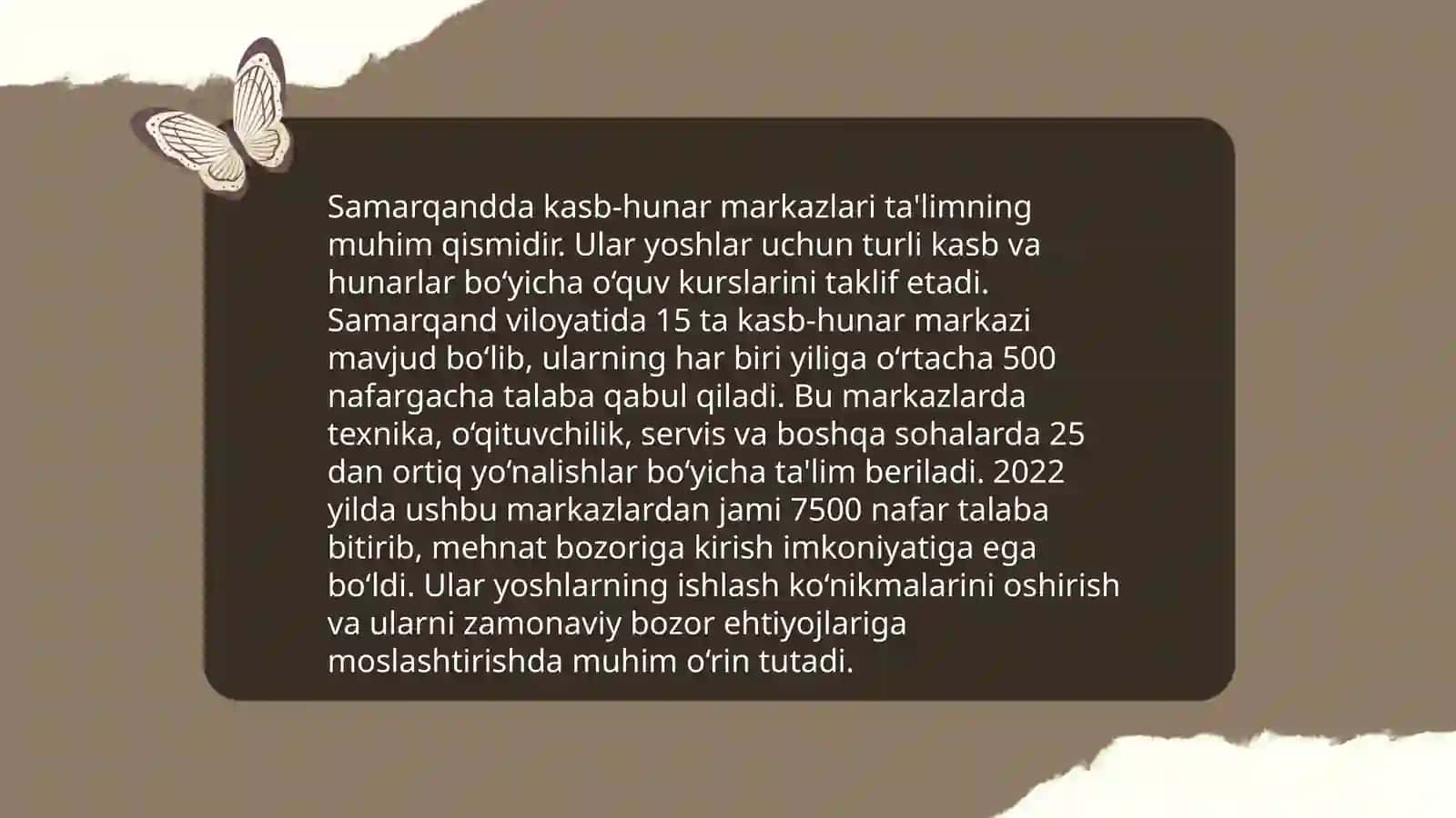 O'zbekistondagi kishilarning kasb hunarlari bilan bog'liq joy nomlari 4
