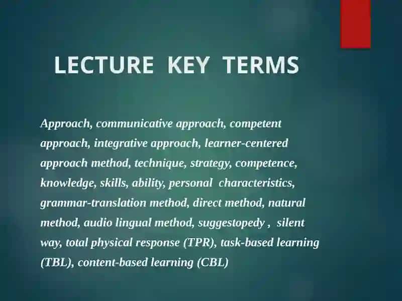 Approaches to teaching language systems for communication 4