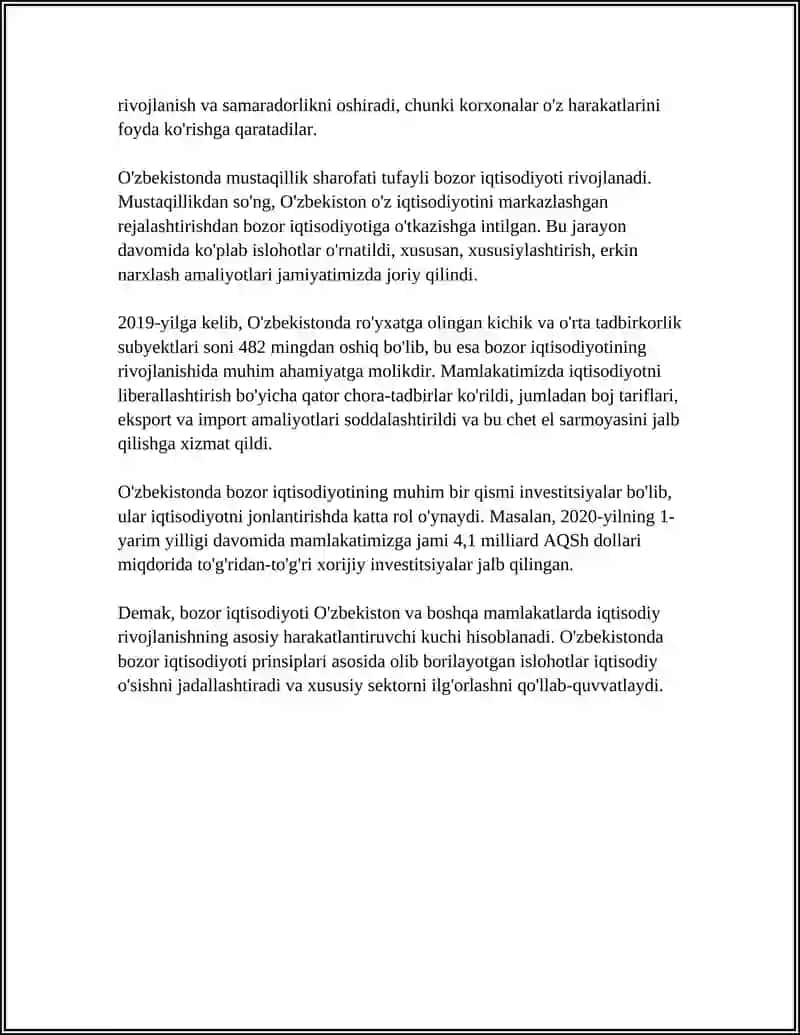 BOZOR IQTISODIYOTINING MAZMUNI VA UNING AMAL QILISHI 4