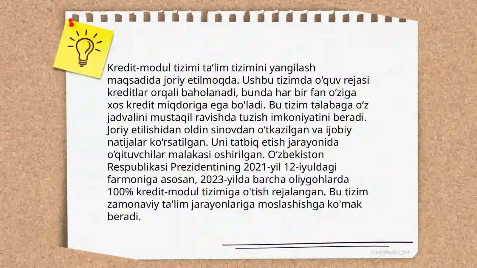 Ta'lim sohasidagi islohotlar 4