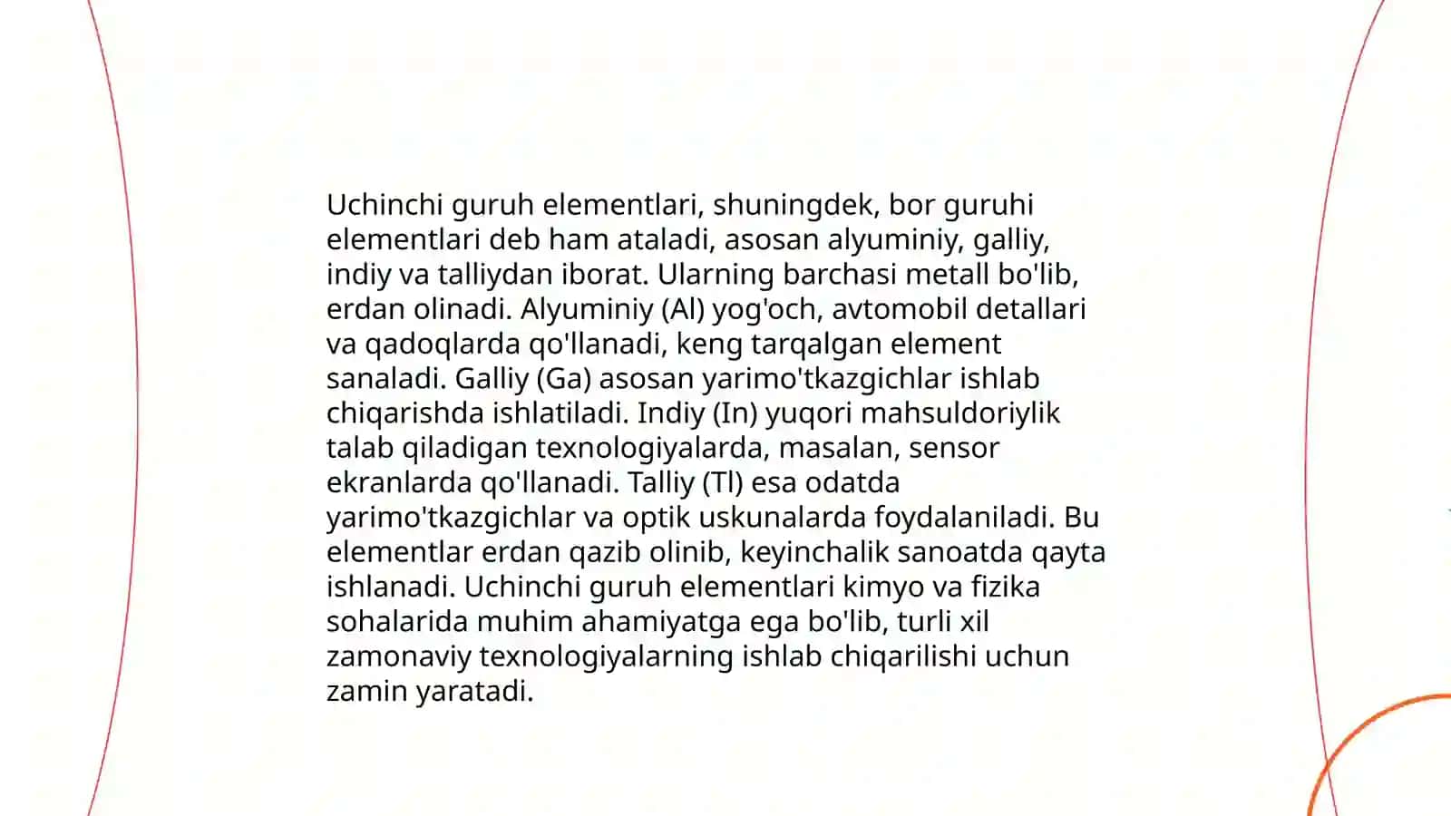 3-guruh elementlar haqida 4