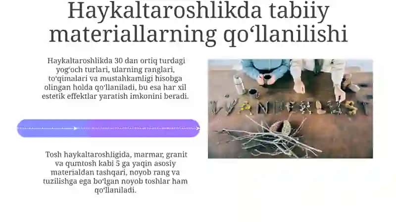 Tabiiy materiallar bilan ishlash texnikalari 4