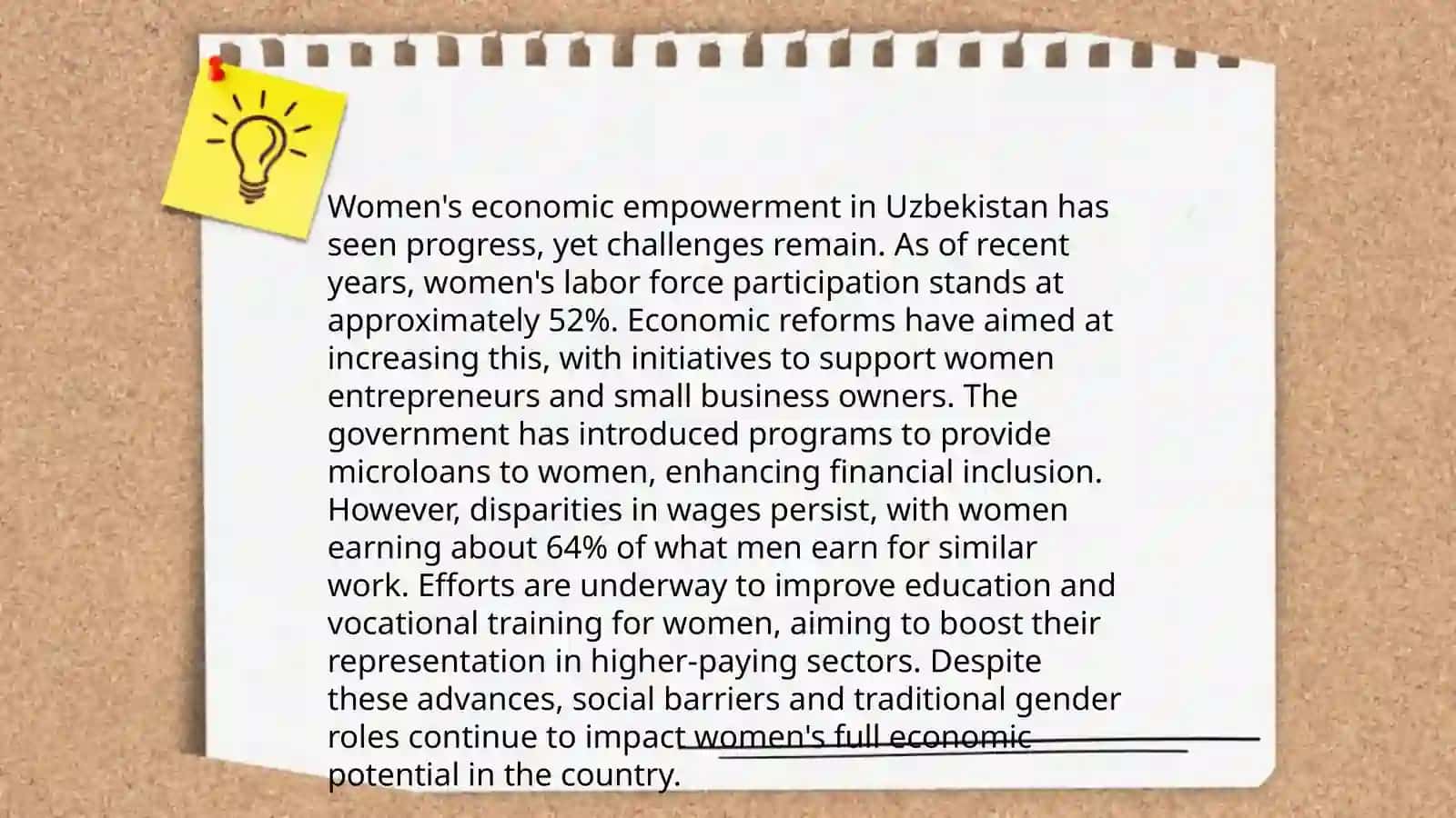 gender equality in Uzbekistan 4