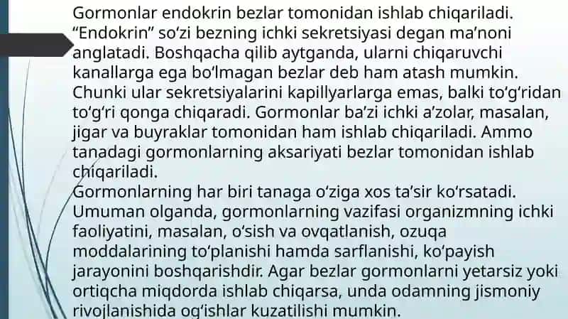 Jinsiy garmonlar fiziologiyasi 4