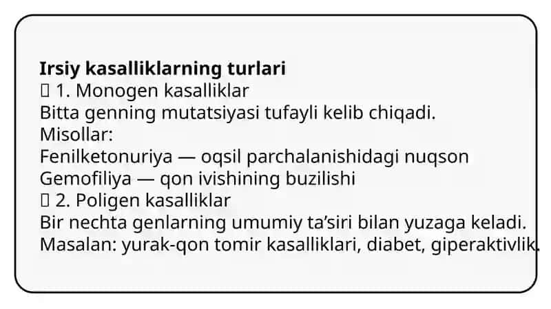 Irsiykasaliklar 4