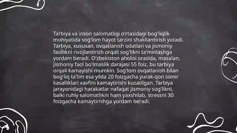 Tibbiyotda tarbiya jarayonining mohiyati va mazmuni 4