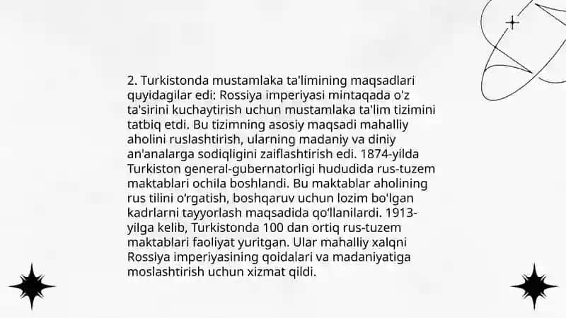 Bosqinchilik siyosati va ta'lim tizimi 4