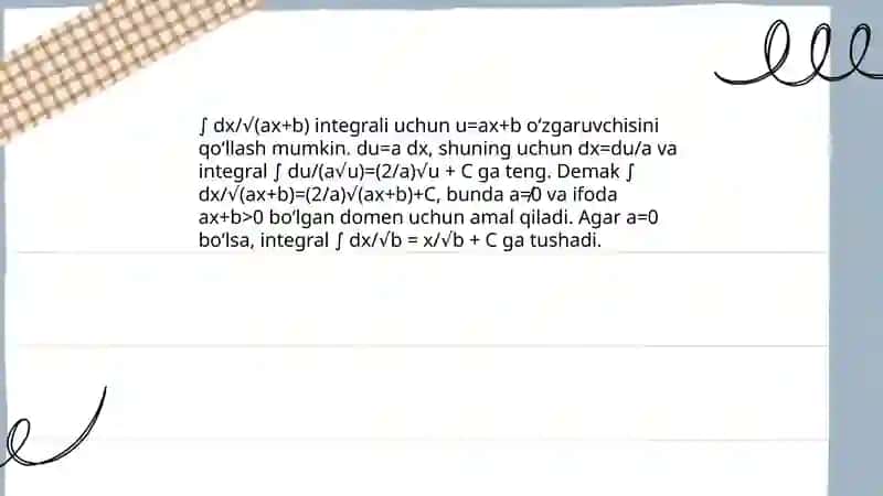 Sodda iratsiyon funksiyalarni entigralash 4