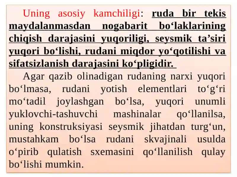 Zaryadlar miqdorini hisoblash va skvajinalarni zaryadlash haqida taqdimot 4