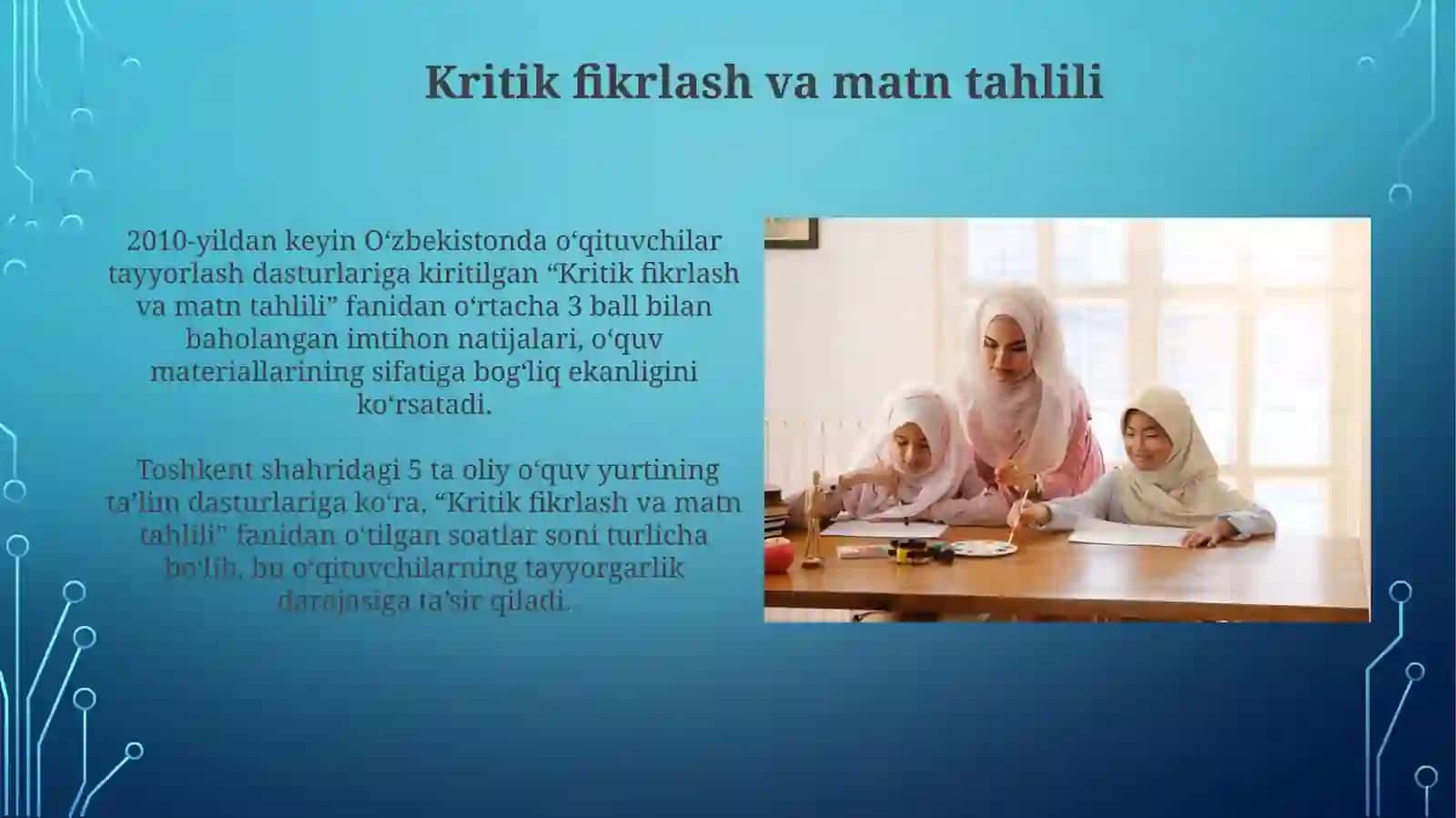 Matnlarning boshlangʻich maktab oʻqituvchilarining rivojlanishi 4