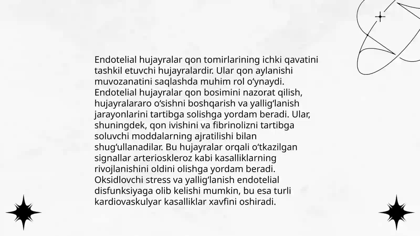Qon devor tomirlari orqali moddalar almashinishining biofizikaviy mexanizmlari 4