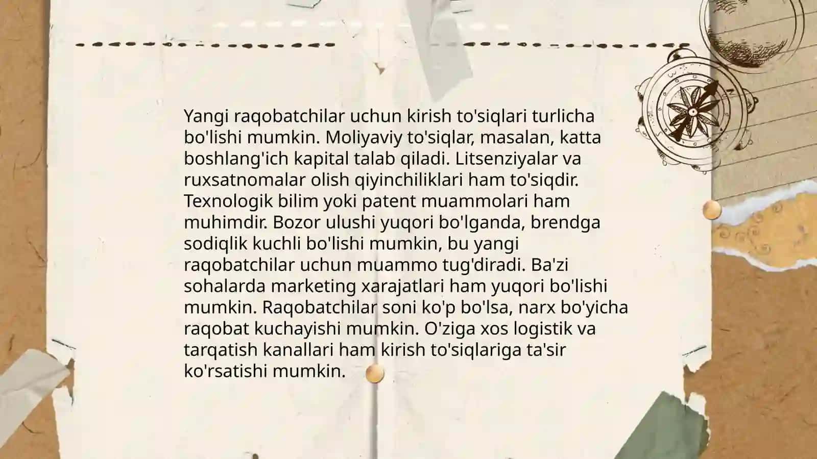 Tarmoqda raqobatchilik kuchlari va ularning tasiri 4