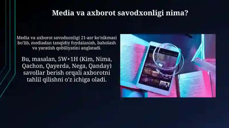 Raqamli asrda media va axborot savodxonligining ahamiyati 4