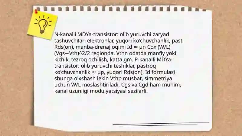 MDYa-transistorlar 4