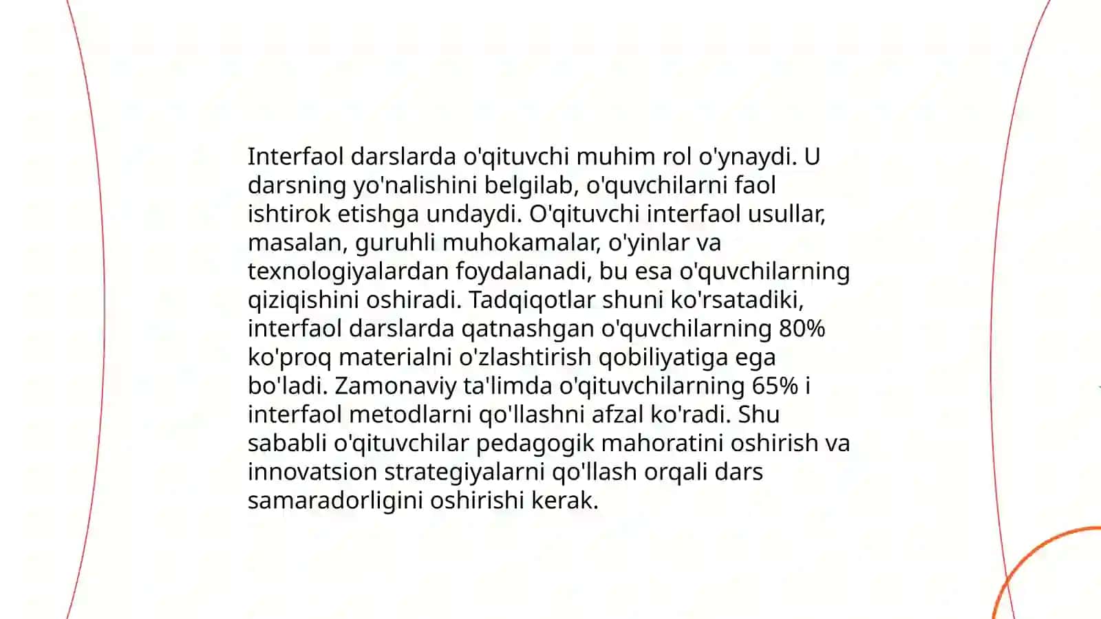 O'qitishning interfaol modeli 4