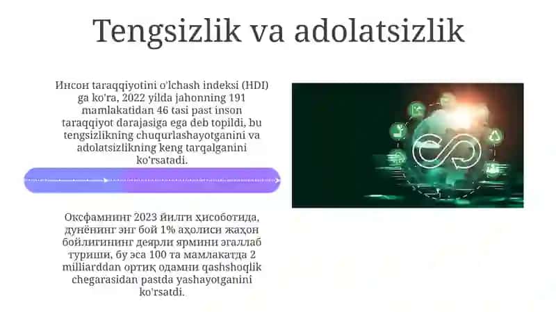 Globalizatsiya jarayonlari va barqaror rivojlanish 4
