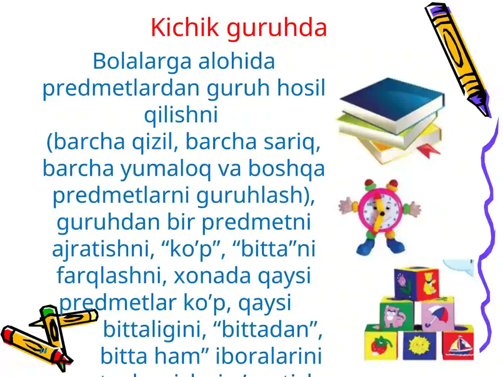 Bolalarda son va sanoq haqidagi tasavvurlarini shakllantirish, sanashga o‘rgatish 4