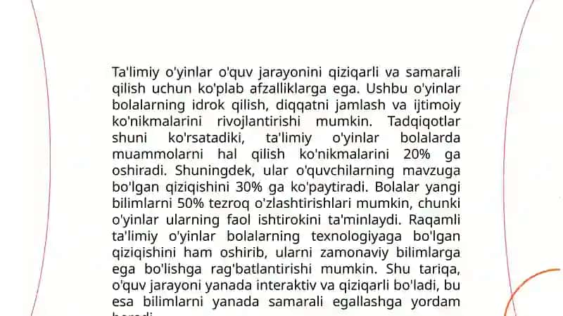 O'yinli ta'lim texnologiyasi 4