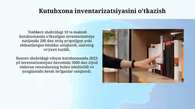Maktab kutubxonachisining vazifalari 4