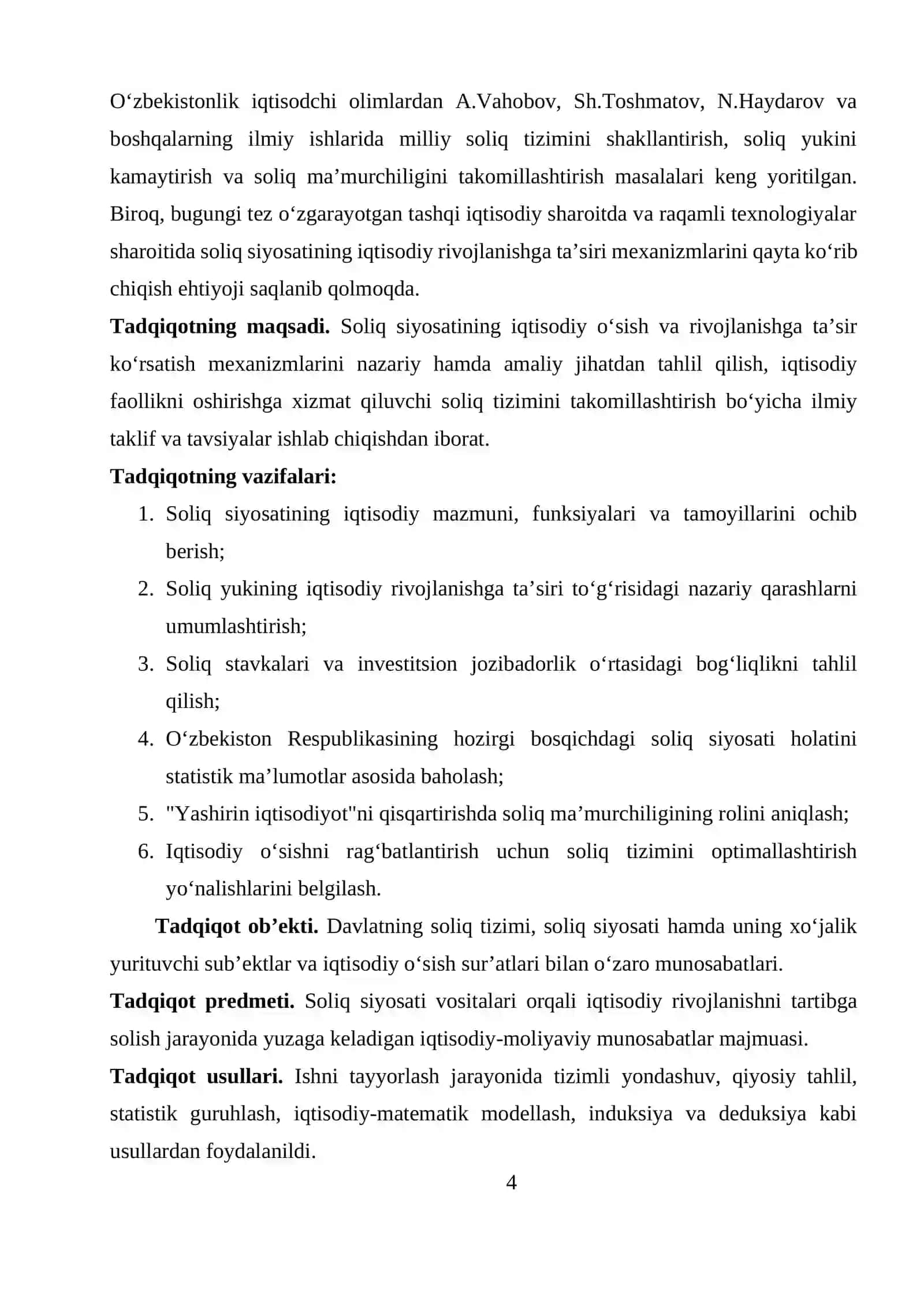 Soliq siyosatining iqtisodiy rivojlanishga ta’siri 4