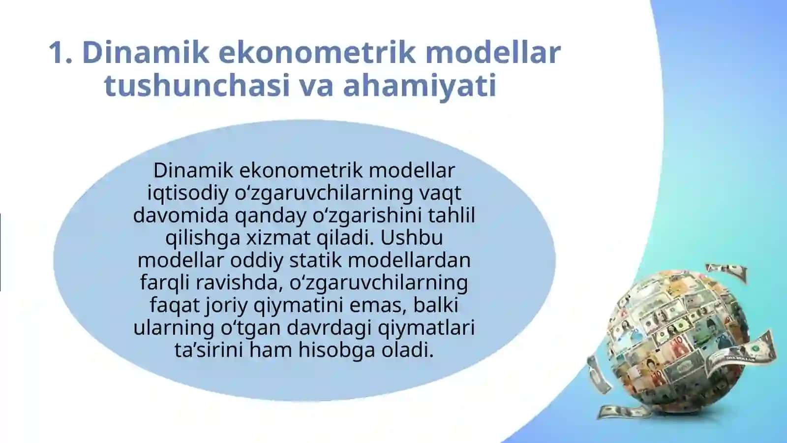 Dinamik ekonometrik modillar 4
