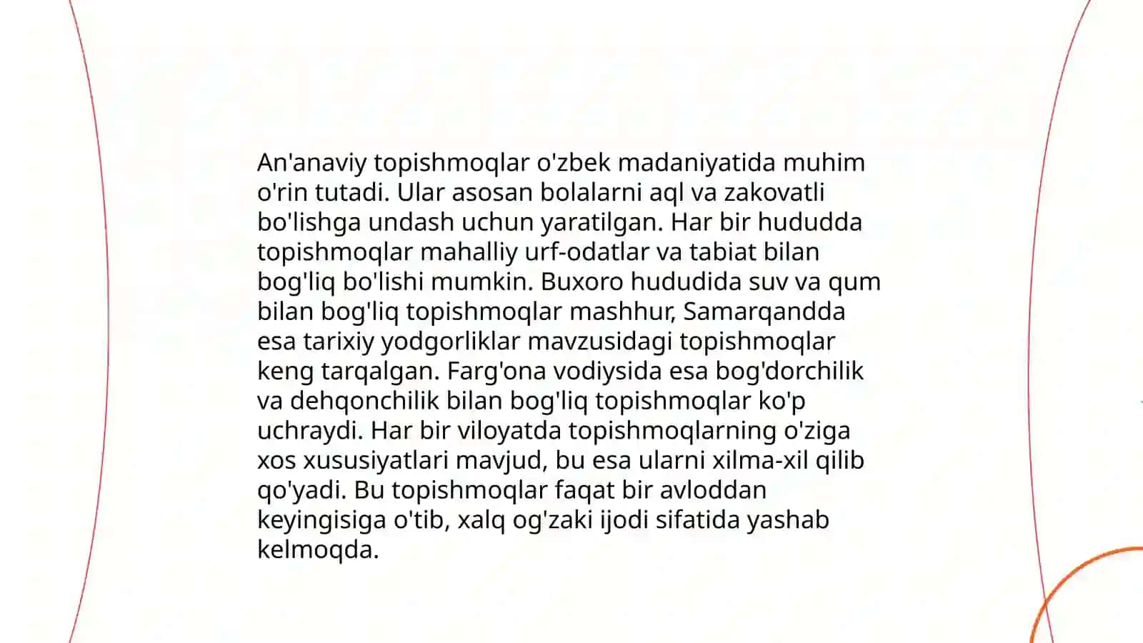 O‘zbek xalq topishmoqlarini sharhlash va tahlil qilish 4