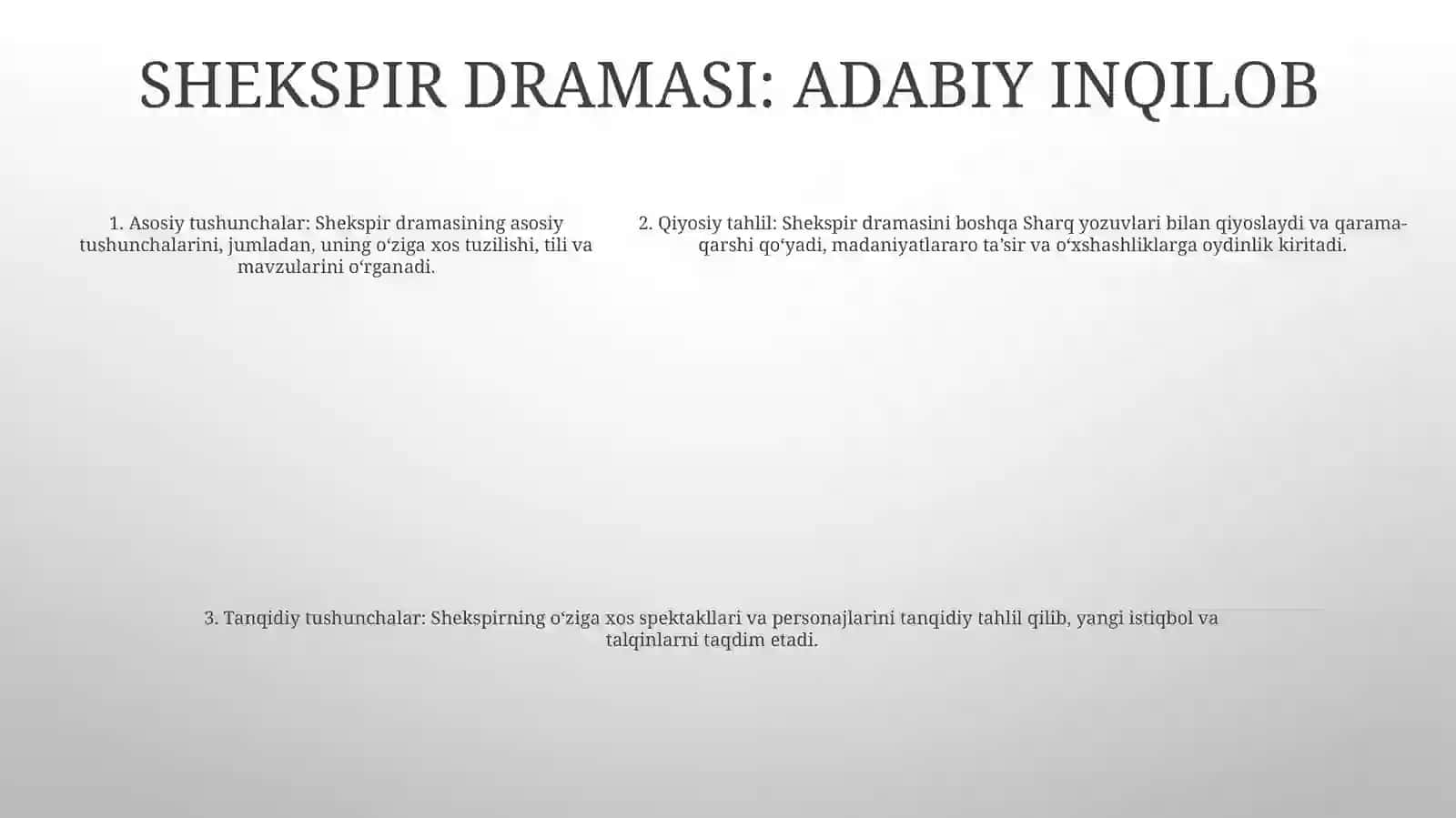 Ĝarb Va Sharq Drammatik Asarlari Misolida TahlilVaTalqin 4