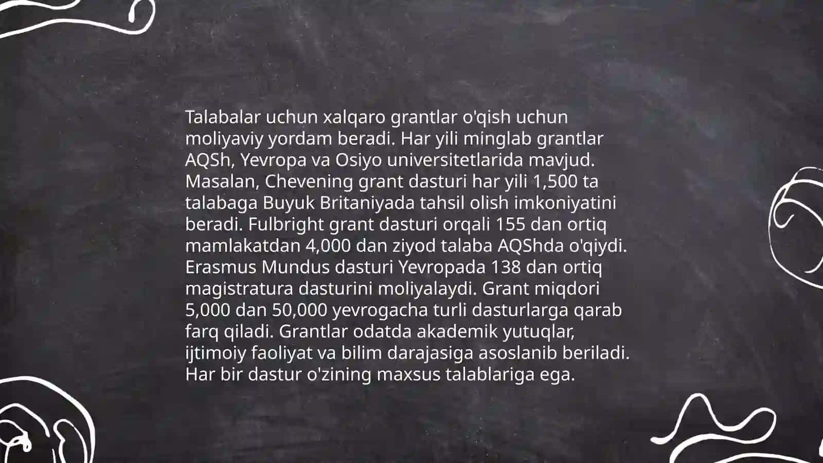 Chet elda ta'lim imkoniyatlari 4