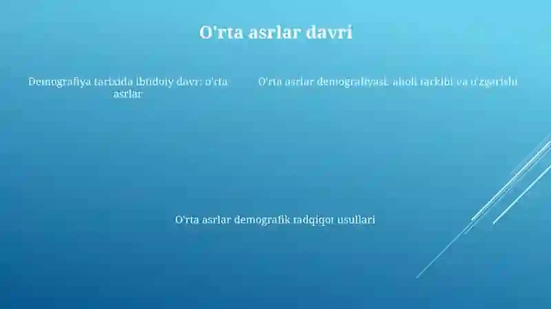 Demografik Tadqiqotlar Rivojlanishi Tarixi 4