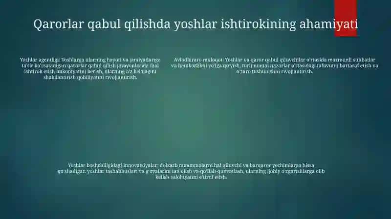 Kelajak Yoshlar Qolida 4