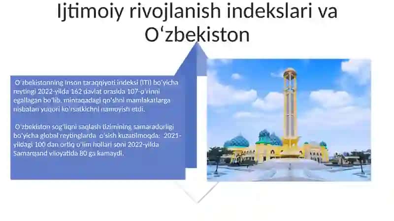 Õzbekiston Respublikasining xalqaro reyting va indekslardagi õrni va nufuzi 4