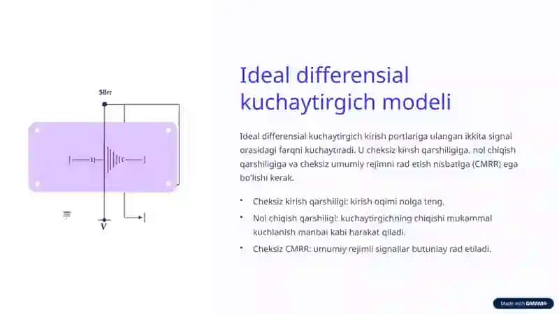 Differensial kuchaytirgichlar 4