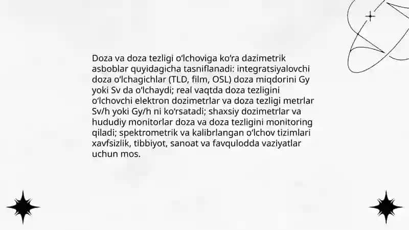 Dazimetrik asboblar tasnifi 4