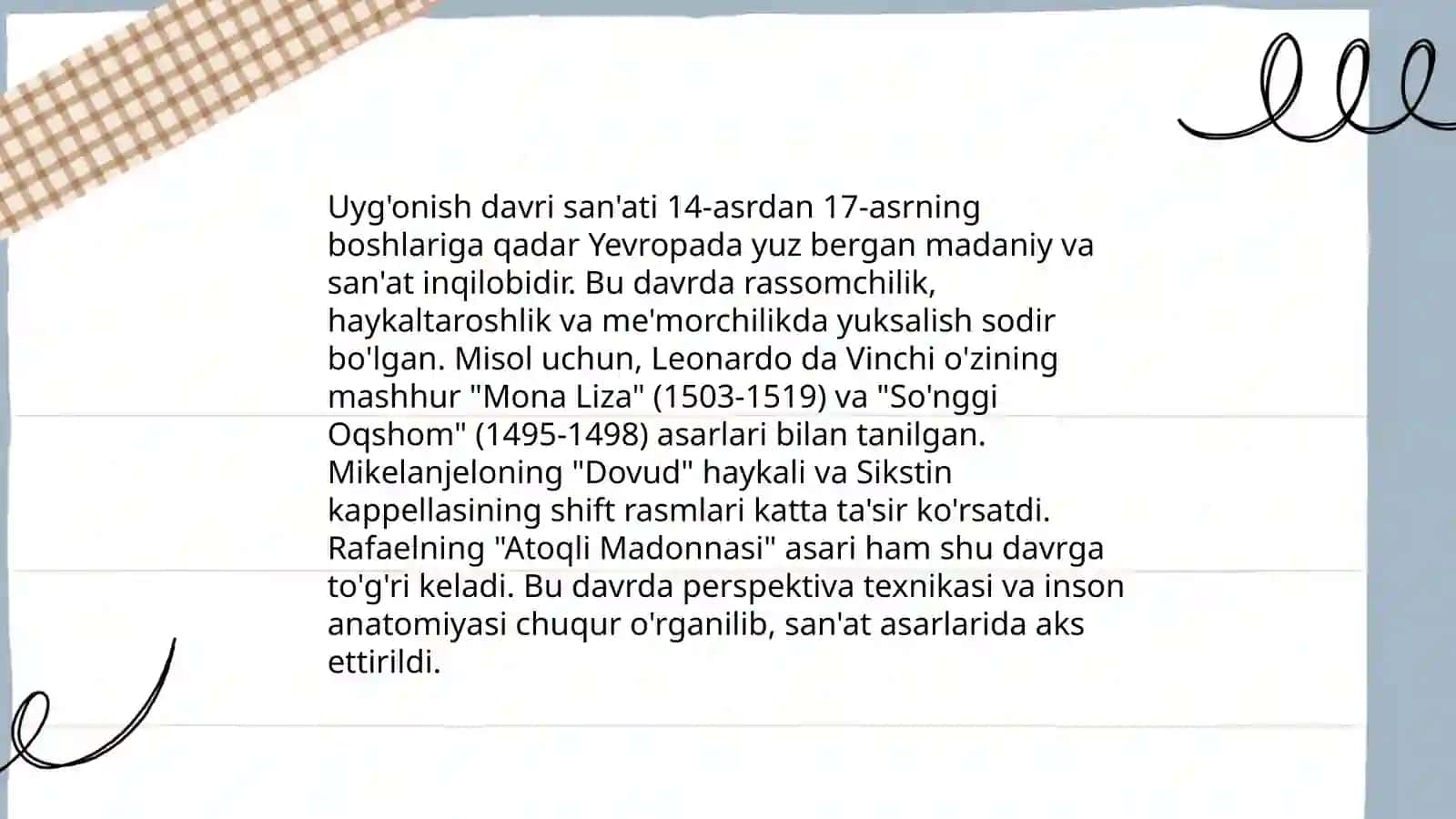 Uyg‘onish davri. G'arb falsafasi 4