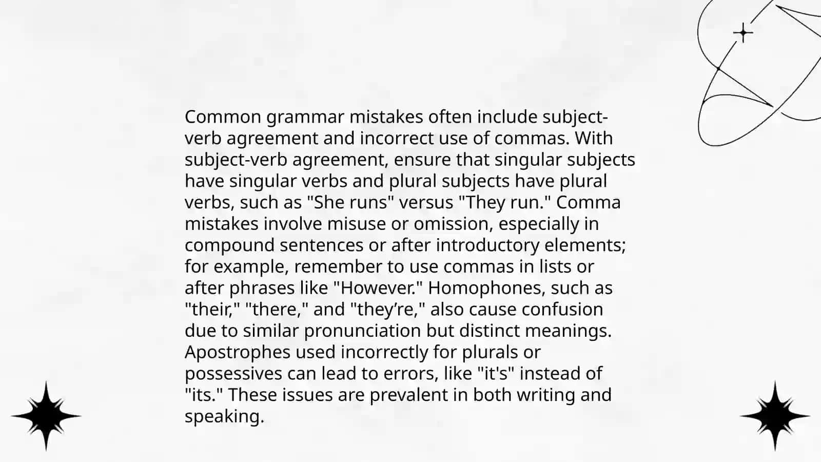 Errors and mistakes 4
