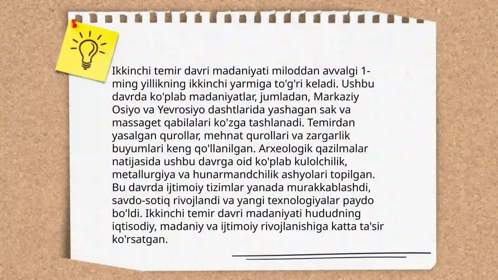 Bronza davri va ilk temir davri yodgorliklari 4