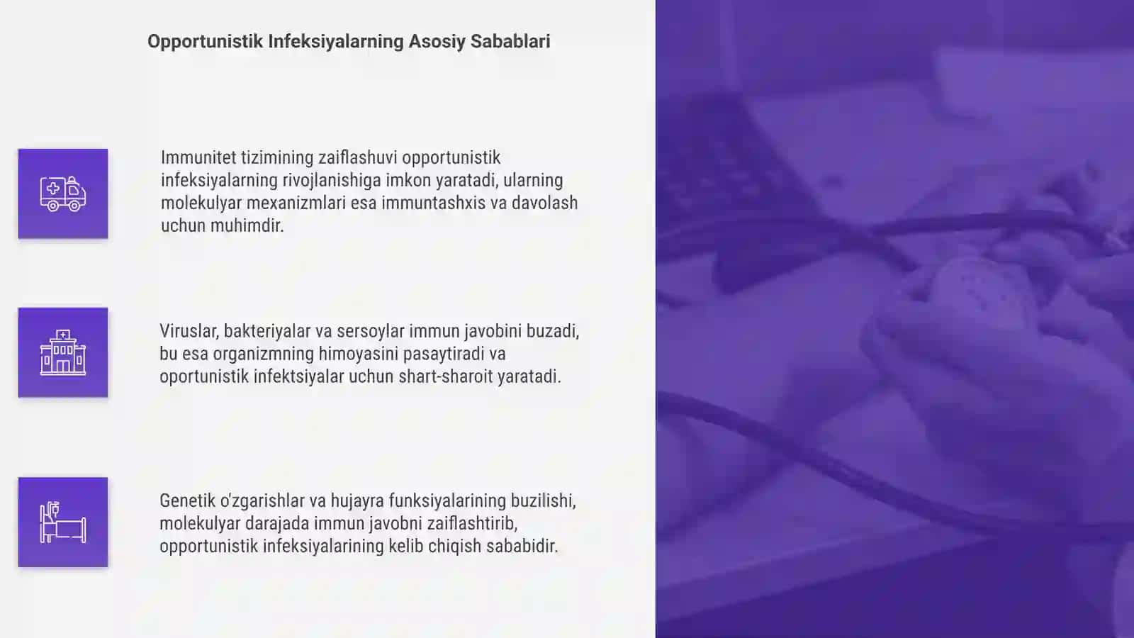 Immunantqisliklarda opportunistik infeksiyalar kelib chiqishining molekulyar mexanizmi 4
