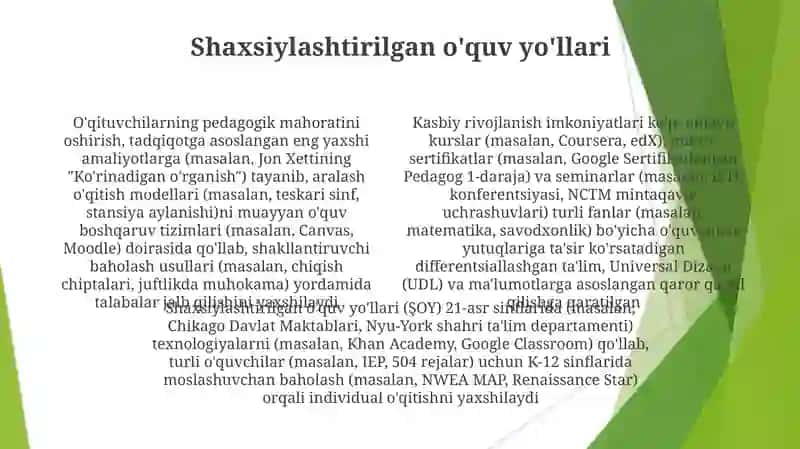 Pedagogik qobiliyatini shakllantirish imkoniyatlari 4