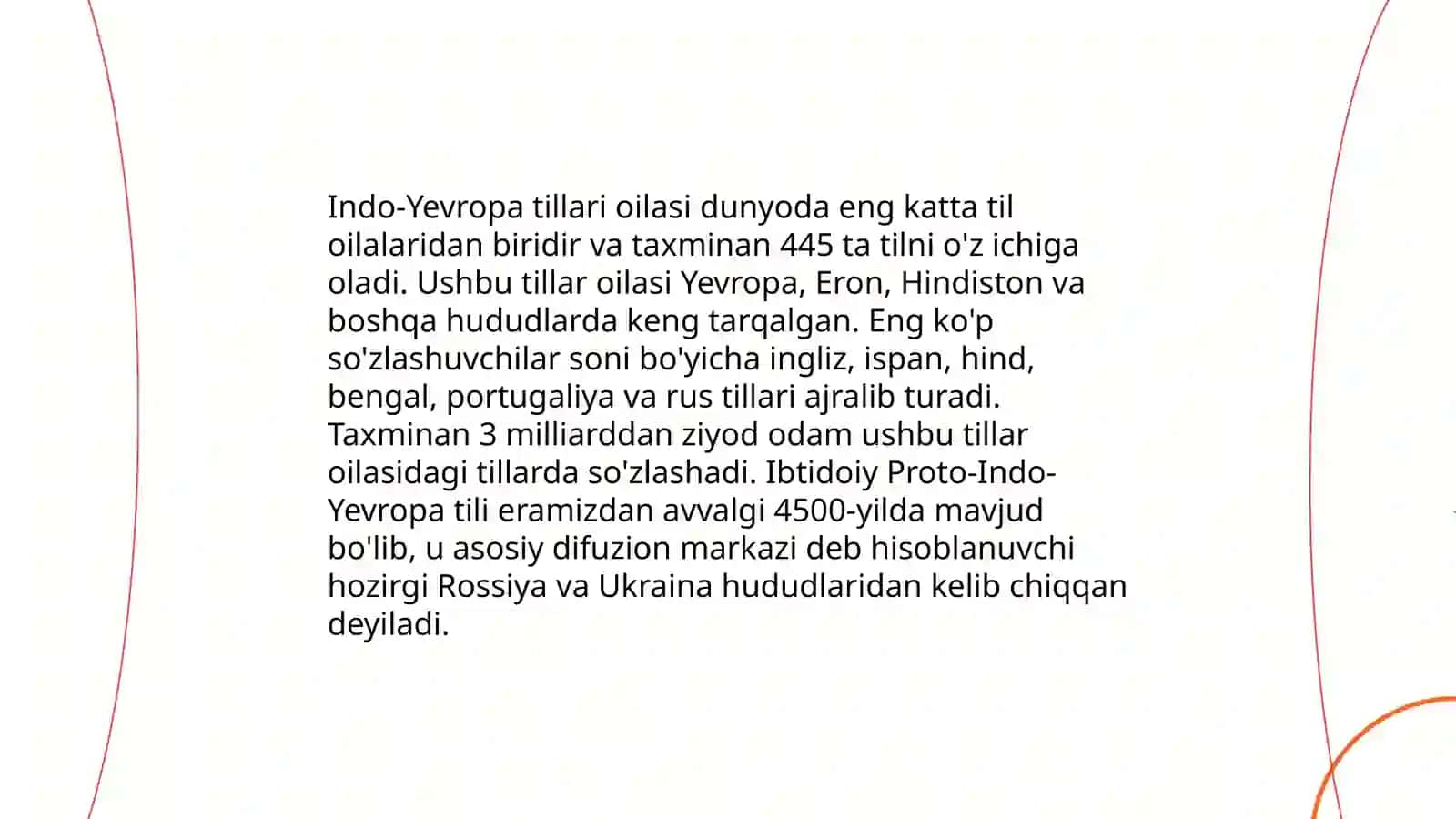 Dunyo tillari va ularning tasnifi 4