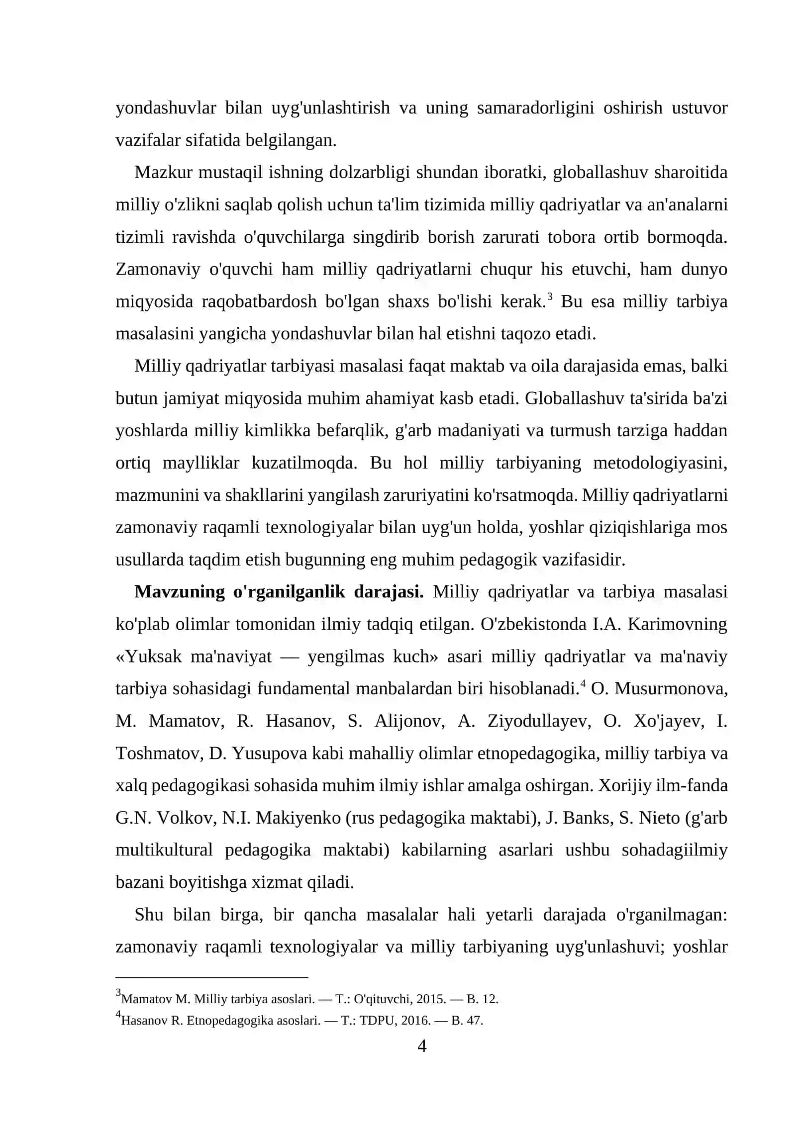 Milliy qadriyat va an’analar orqali o‘quvchilarni tarbiyalash yo‘llari. 4